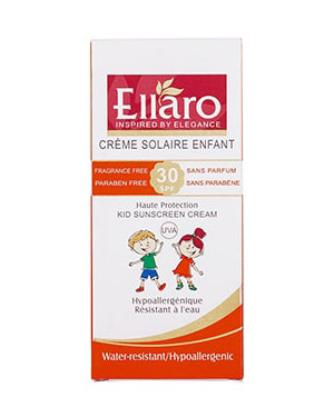 Ellaro Sunscreen Cream SPF30 For Kids