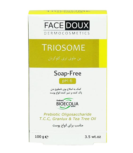 Facedoux Triosome Zinc Plus Syndet Bar