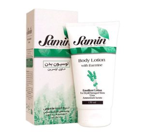 Samin Body Lotion With Eucerine For Dry And Damaged Skin
